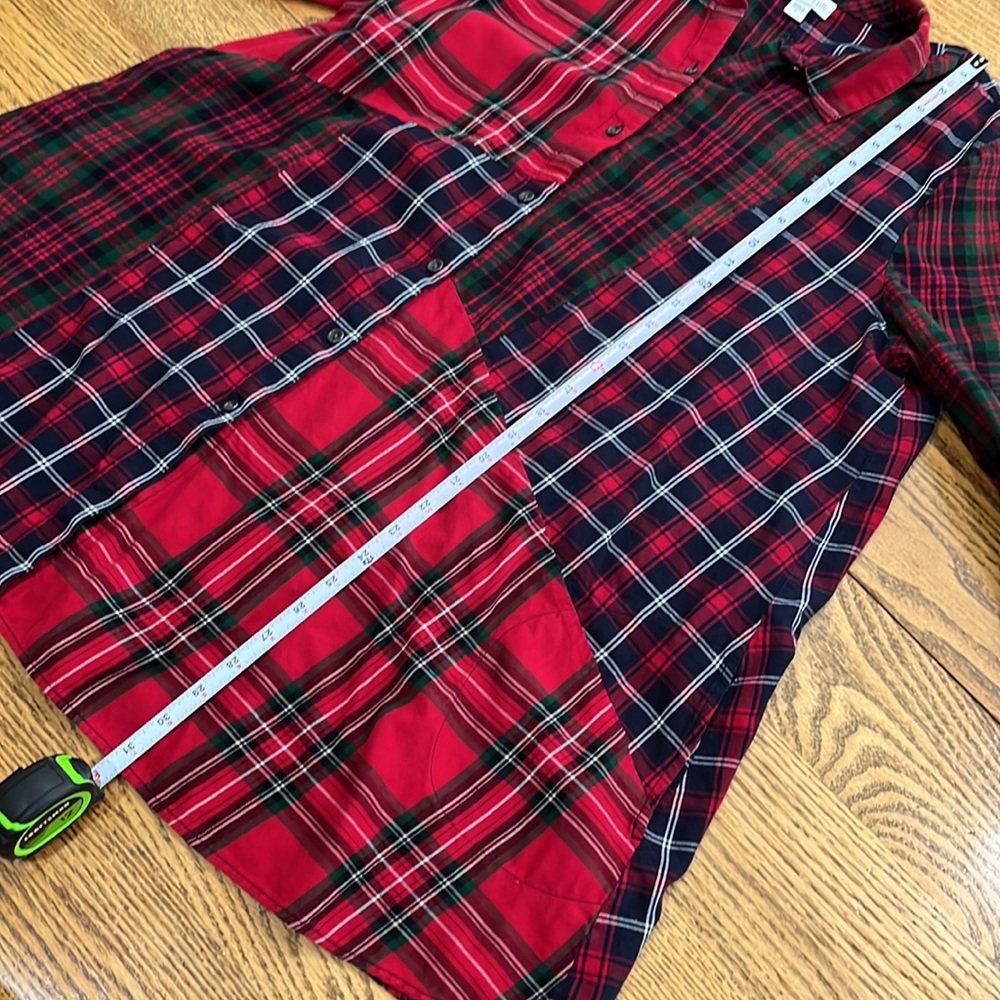 J. Jill Multicolor Plaid Button Down Shirt - Picture 8 of 8